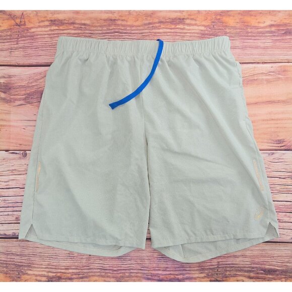 Asics Mens Running Shorts With Elastic Waistband & Inner Pocket - Picture 1 of 8